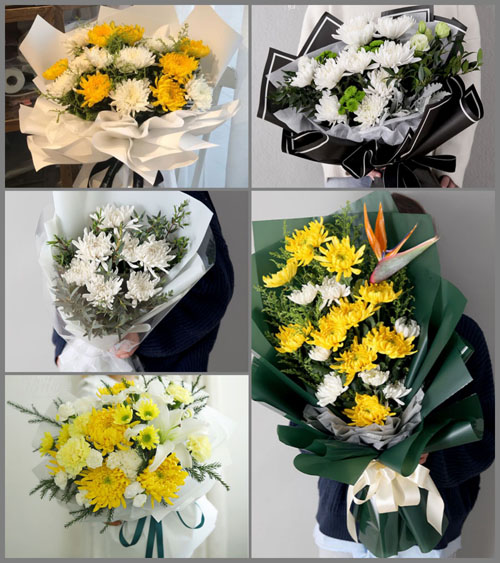 广东梅州市五华县白事花束代送